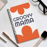 Groovy Mama Spiral-Notizbuch — Retro-Blumen-Notizbuch für Mamas, Geschenk inspiriert von den 70ern – Bild 4