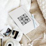Geometrisches Hardcover Notizbuch – Zentangle-Muster mit elastischem Verschluss & Innentasche – Bild 2