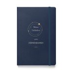 Marineblaues Hardcover-Notizbuch „Meine Gedanken ziehen Sternenbahnen“, Vorderseite