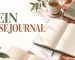 Lesejournal führen: offenes liniertes Notizbuch mit Buch, Stift und der Überschrift „Dein Lesejournal“ auf hellem Hintergrund.